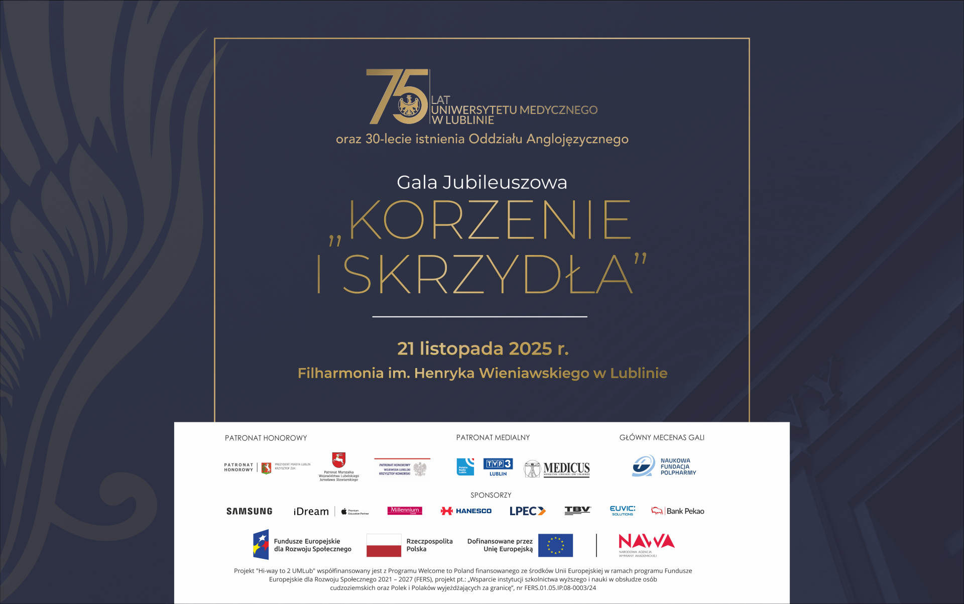 slajder gali jubieluszowej 75-lat UMLUB