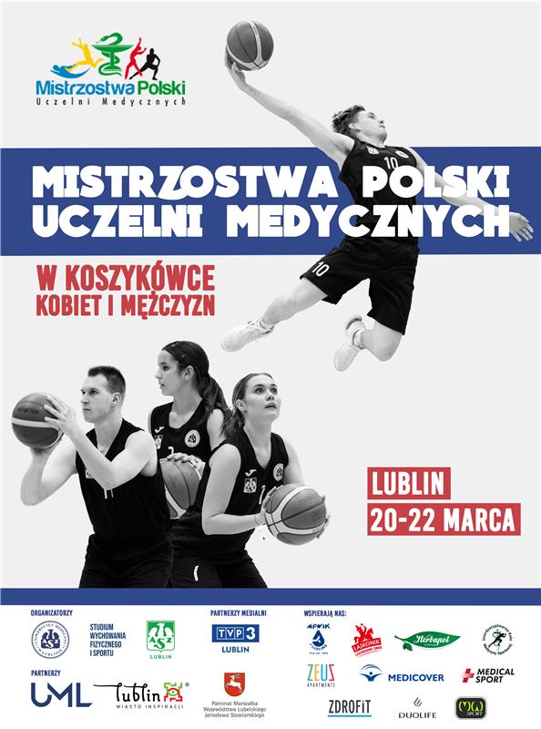 Plakat MPUM w koszykówce