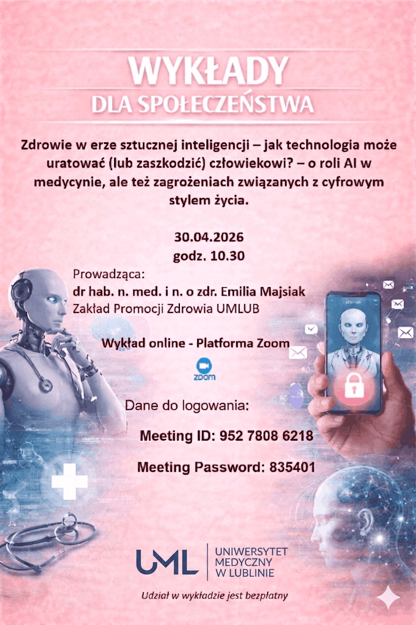 plakat informacyjny wydarzenia