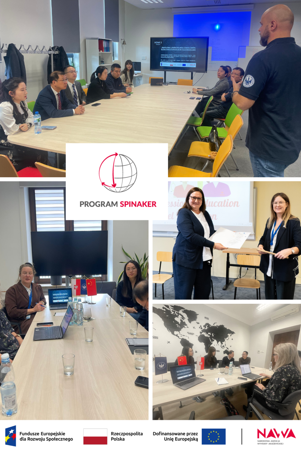 Projekt SPINAKER - kolaż zdjęć