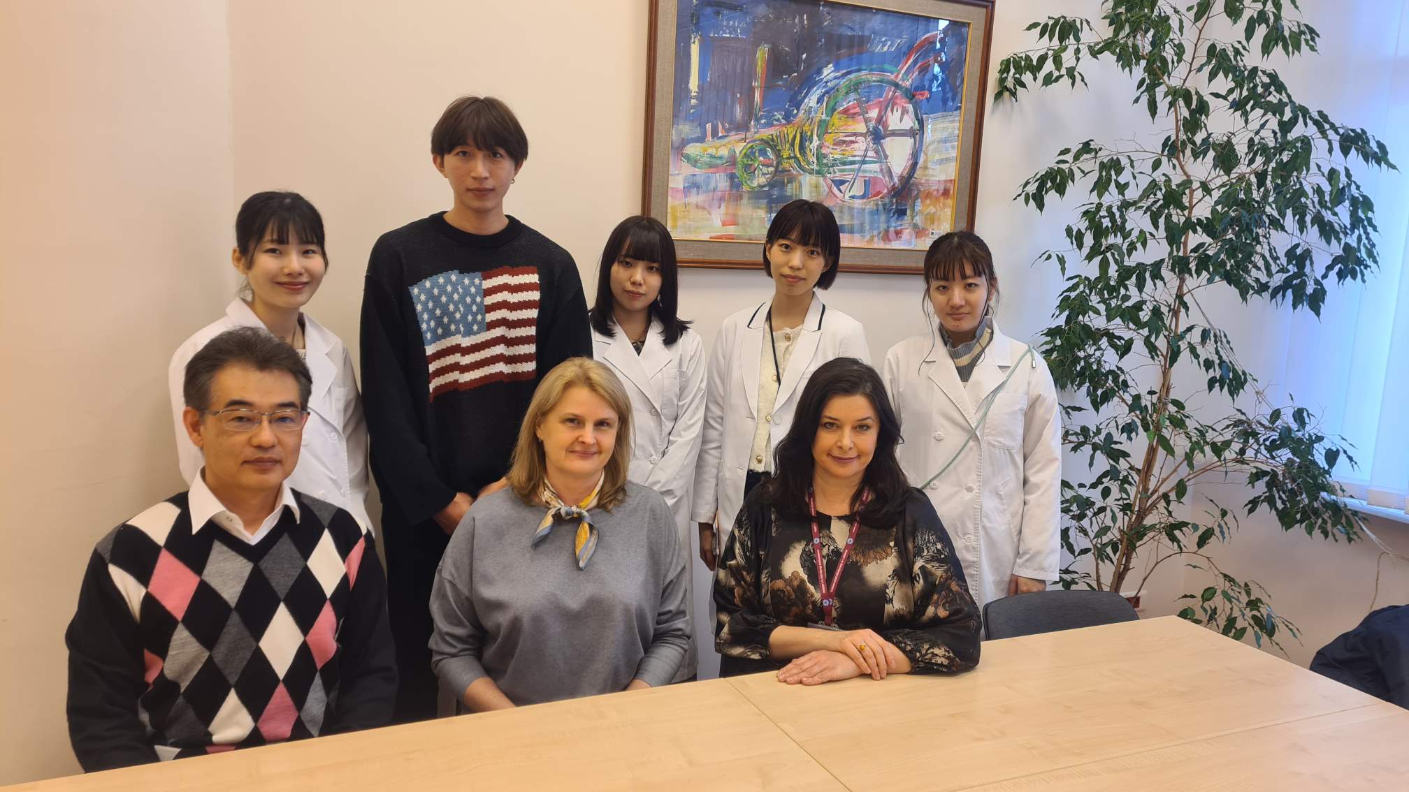 grupa gości z Japonii z wizytą na UMLUB