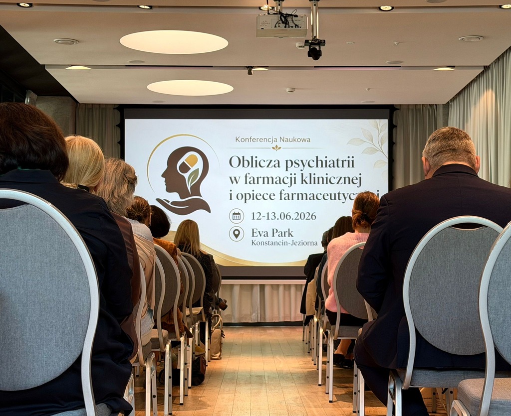 ekran prezentujący nazwę konferencji
