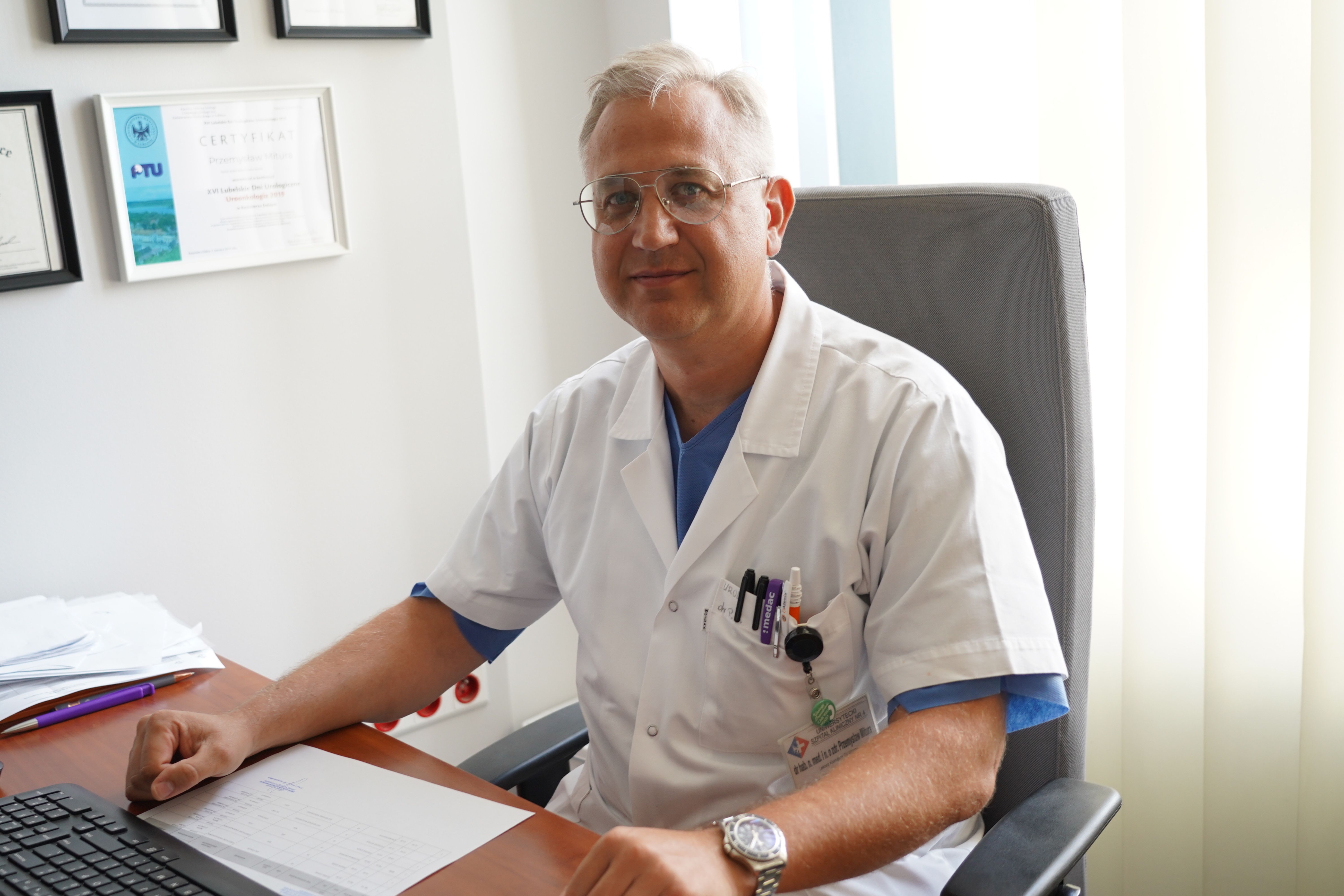dr. hab. n. med. i n. o zdr. Przemysławem Miturą